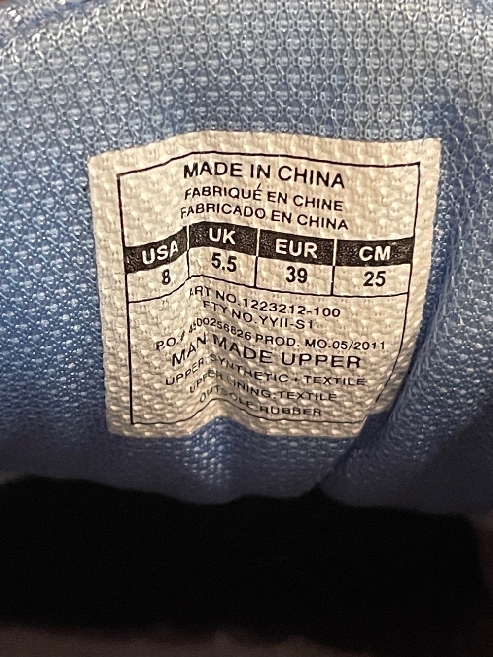Under Armour Women's Light Blue and White Training Sneakers - Picture 6 of 6